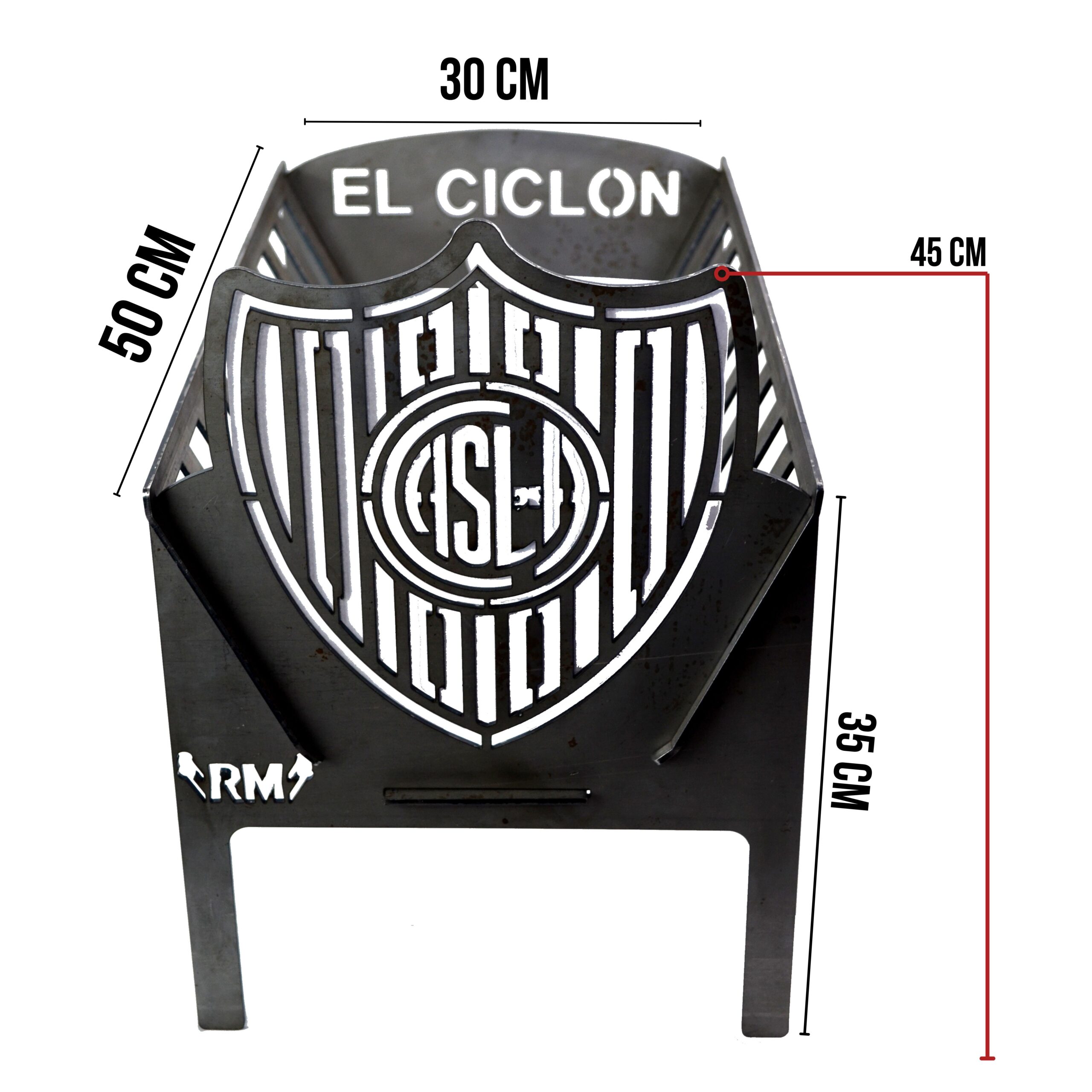 Fogonero Encastrable Escudo Cuadros Futbol- San Lorenzo - Imagen 3
