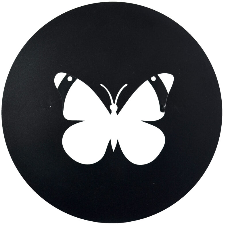 Porta Manguera 30 Cm Mariposa.- Profundidad 19 Cm- Para Colgar