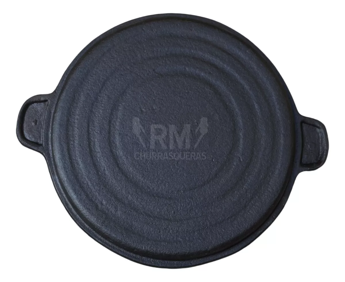 Sarten Con Tapa (pizzera) Hierro Fundido - Fundicion 30 Cm - Imagen 6