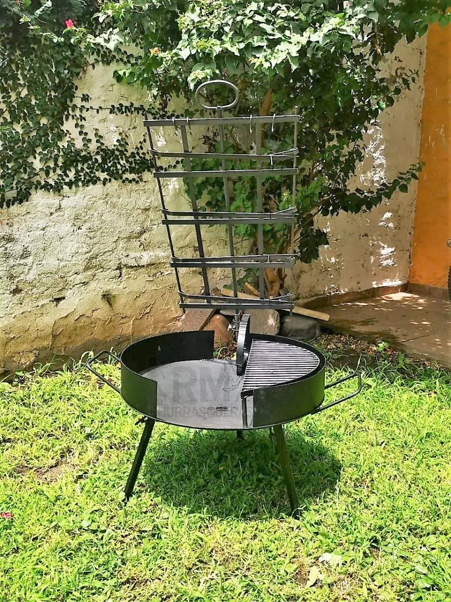 Asador Mediano Con Base De Disco Original 2 Posiciones - Imagen 2