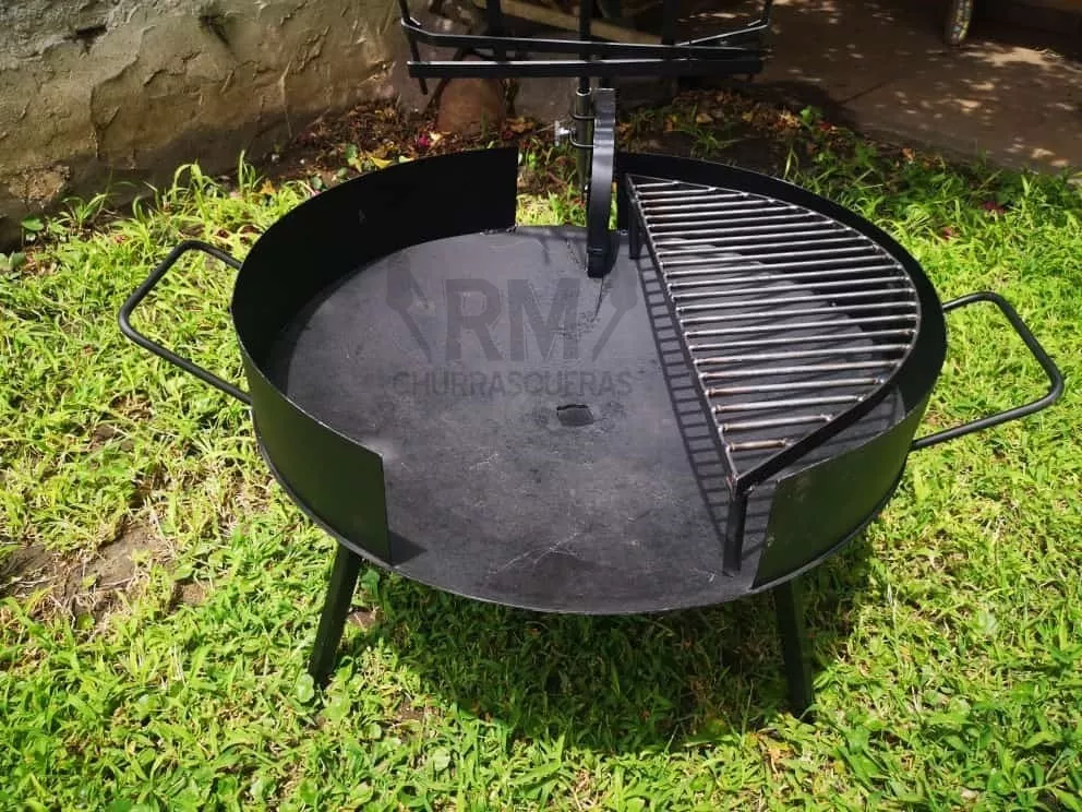 Asador Mediano Con Base De Disco Original 2 Posiciones - Imagen 3