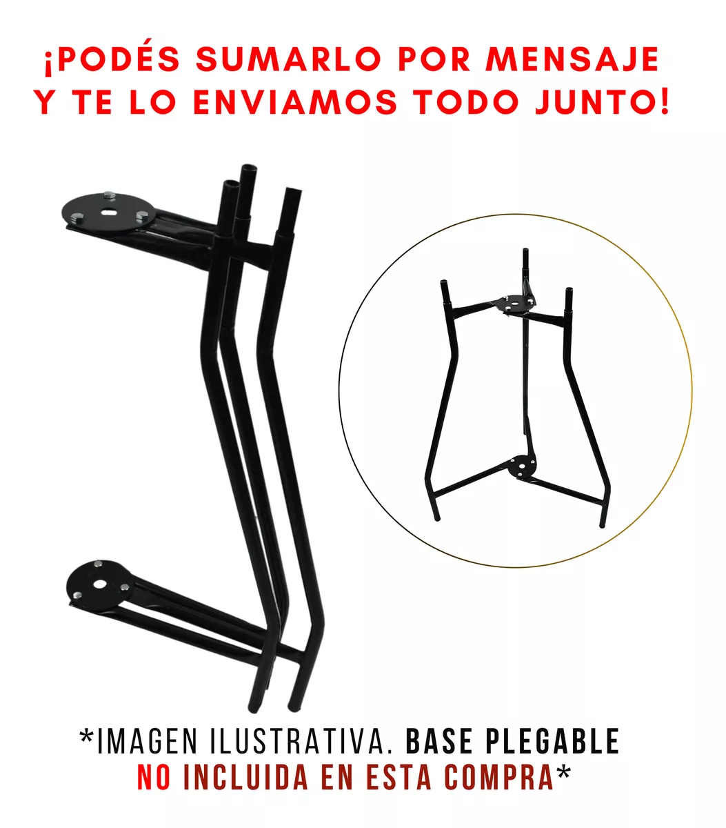 Mechero Quemador Doble Comando- Disco De Arado Ollas Ø33cm - Imagen 8
