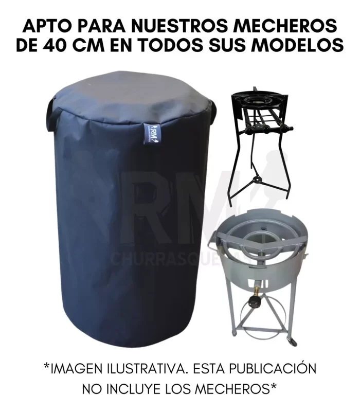 (solo) Funda P/mechero+ Regulador Y Buje Para Garrafa 10k - Imagen 2
