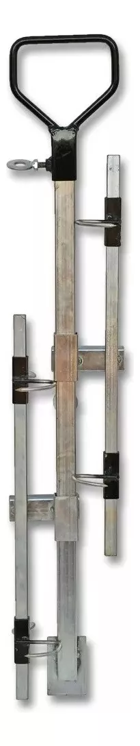 Asador Criollo Cruz Estaca Reforzado Parrilla 1mx0.5mtr - Imagen 4