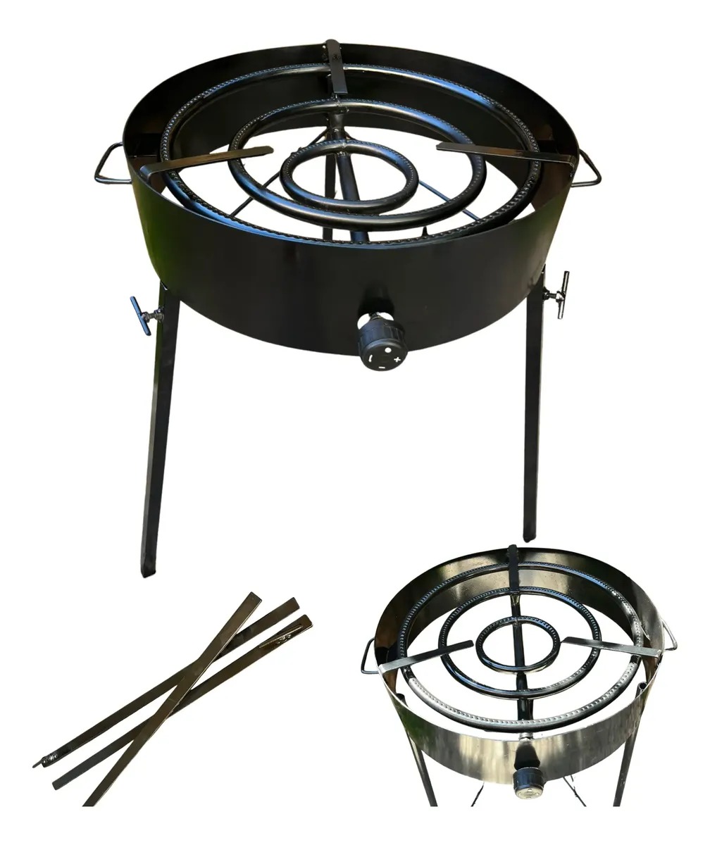 Mechero Anafe 3 Aros 1 Comando Patas Desmon -52/53cm - Imagen 2
