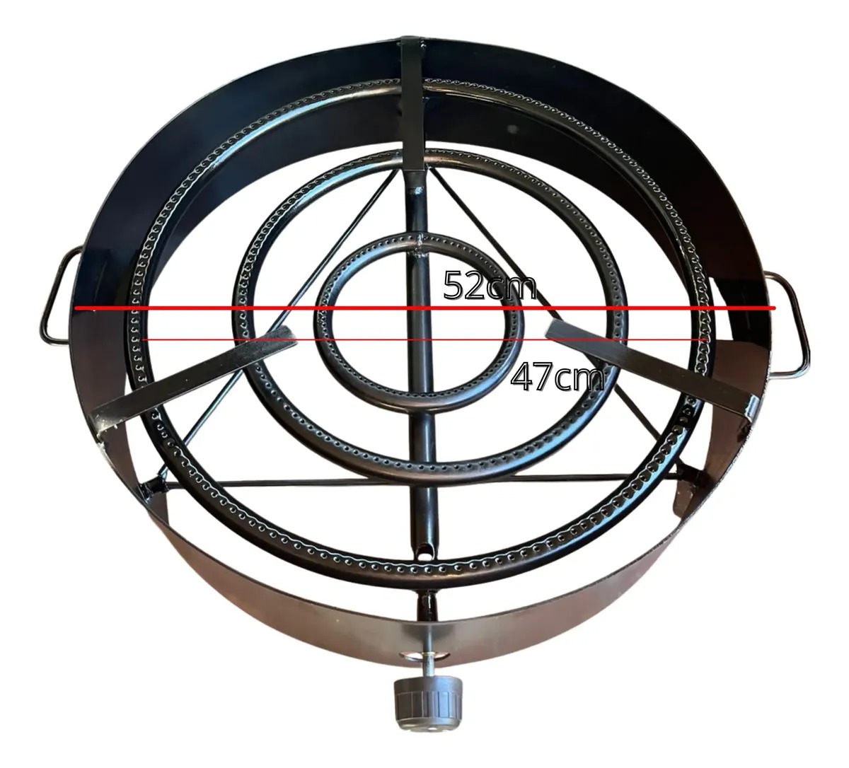 Mechero Anafe 3 Aros 1 Comando Patas Desmon -52/53cm - Imagen 4