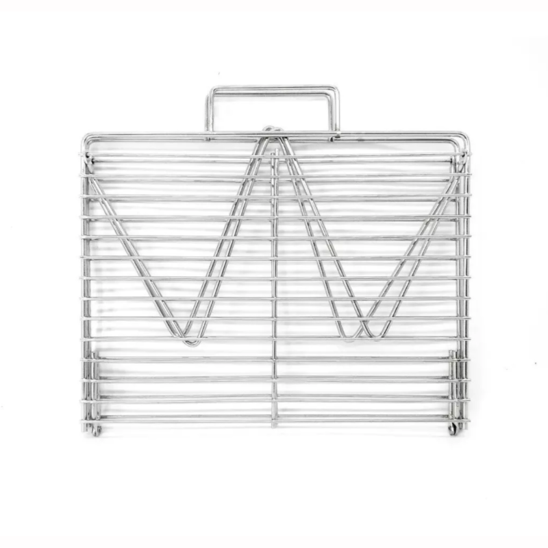Parrilla Plegable Con Manija- Asado Camping Pesca 55 X 35
