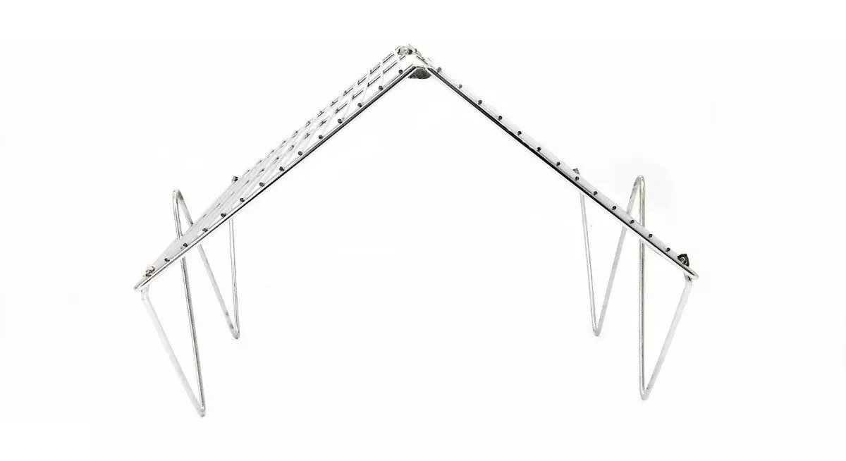 Parrilla Plegable Con Manija- Asado Camping Pesca 55 X 35 - Imagen 4