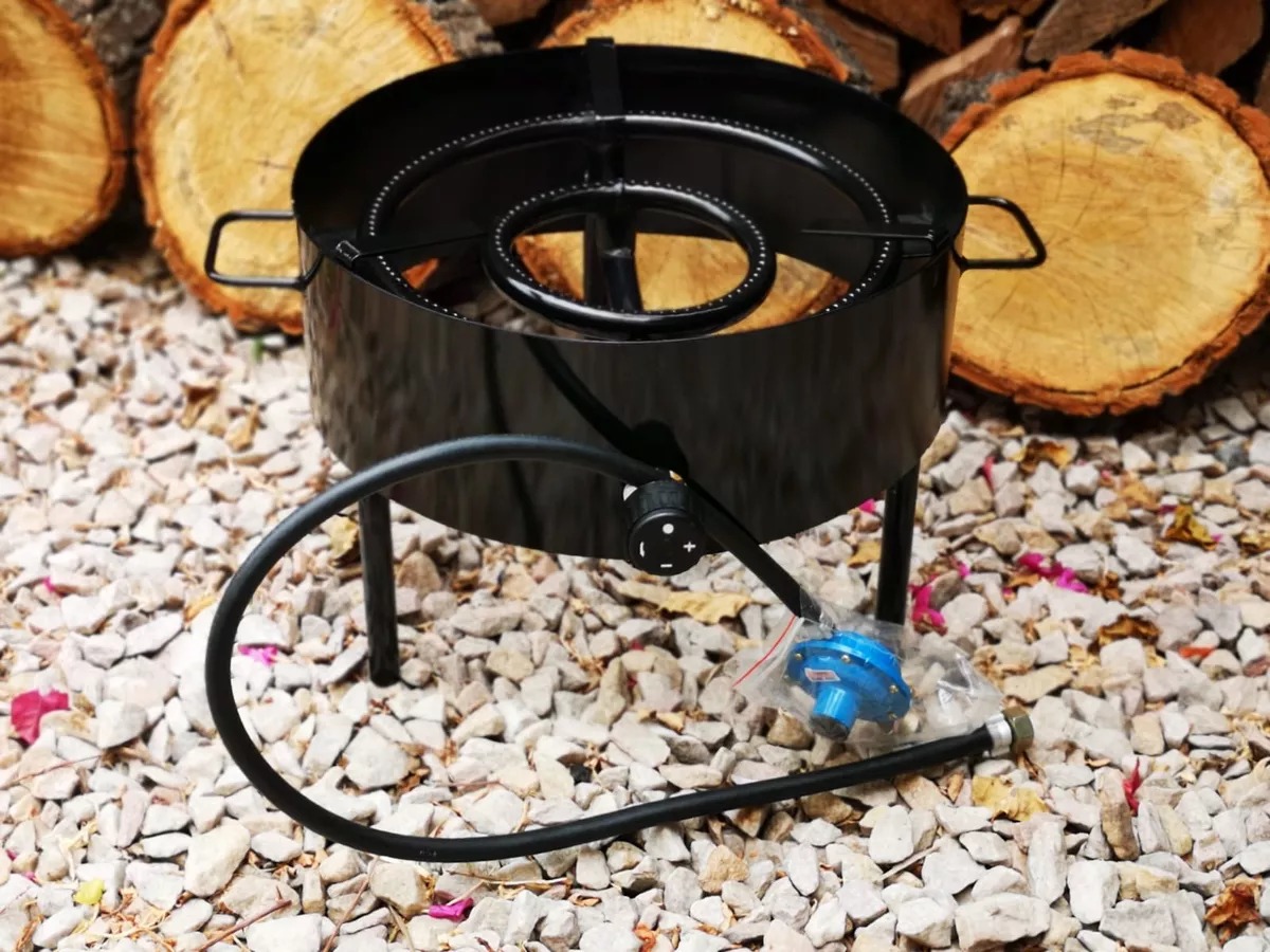 Mechero A Gas - Para Discos De Arado - Con Cubre Llamas- 40 cm- Pata fija - Imagen 6