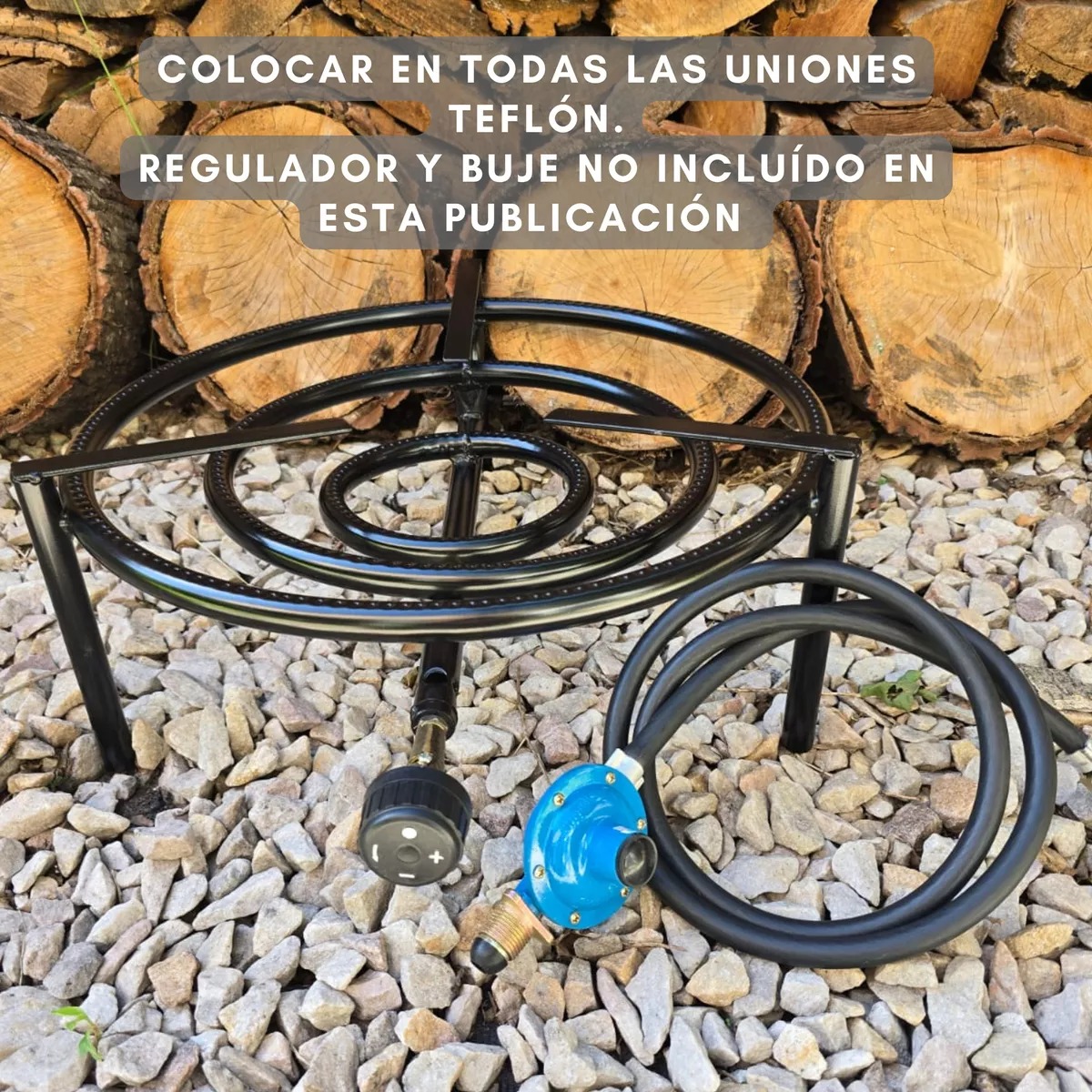 Mechero Quemador Anafe Paellera Disco De Arado Ollas Ø47cm - Imagen 2