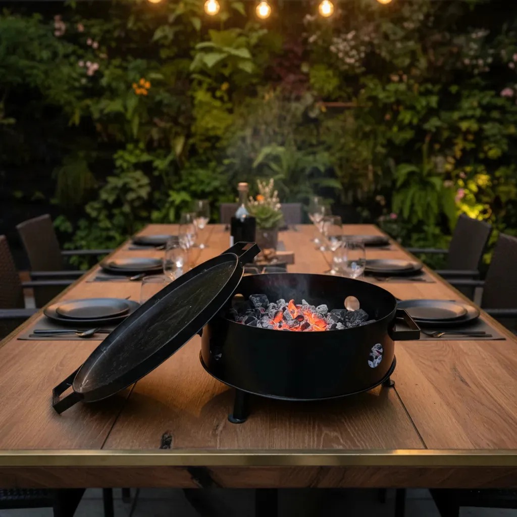 Brasero De Mesa De Disco De Arado 31cm - Imagen 5